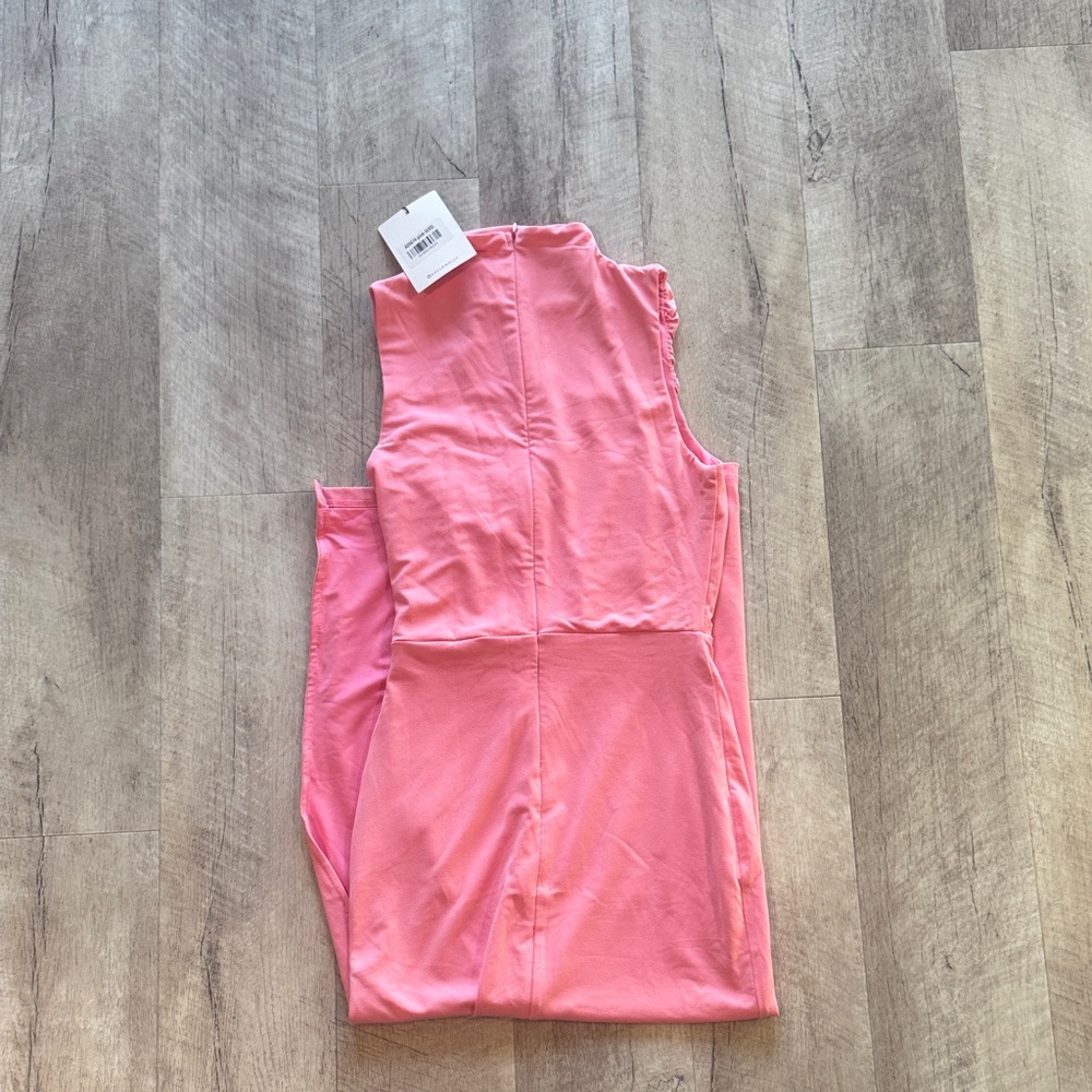 Hello Molly High Neck Tank Dress with Slit in Leg - Picture 3 of 3